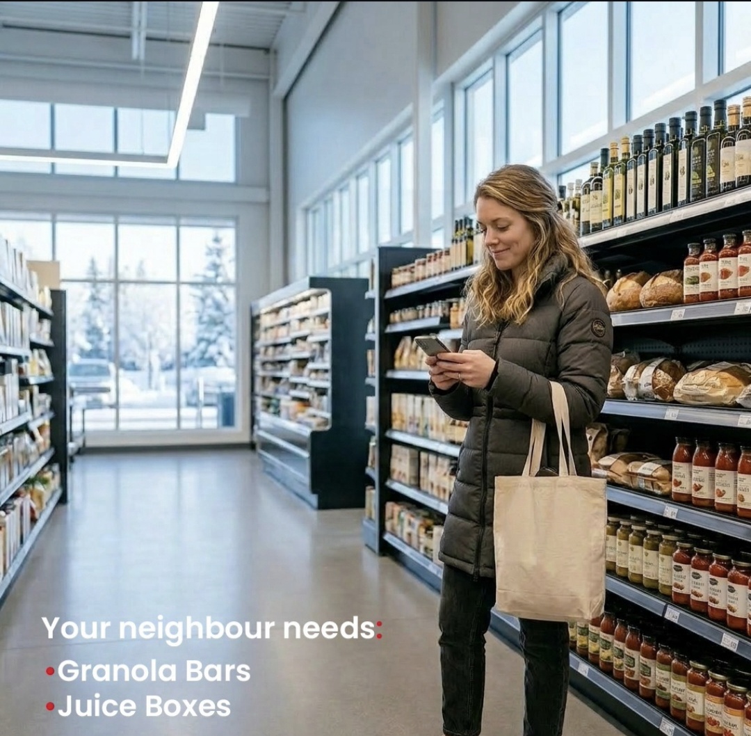 Your neighbour needs something nearby